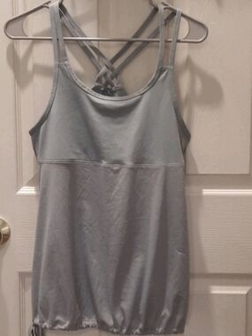 Champion C9 Silver Athletic Tank Top Large